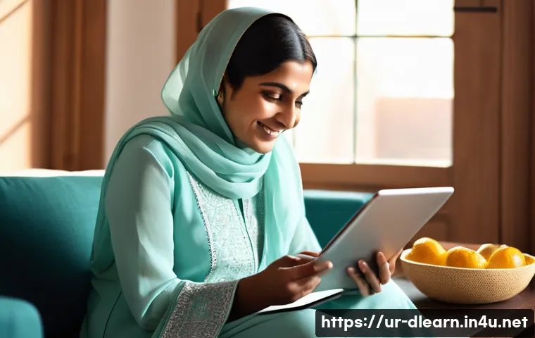 디지털 학습에 대한 논의 - **Prompt 1: Bridging Generations Through Digital Learning in a Pakistani Home Setting**
"A vibra...